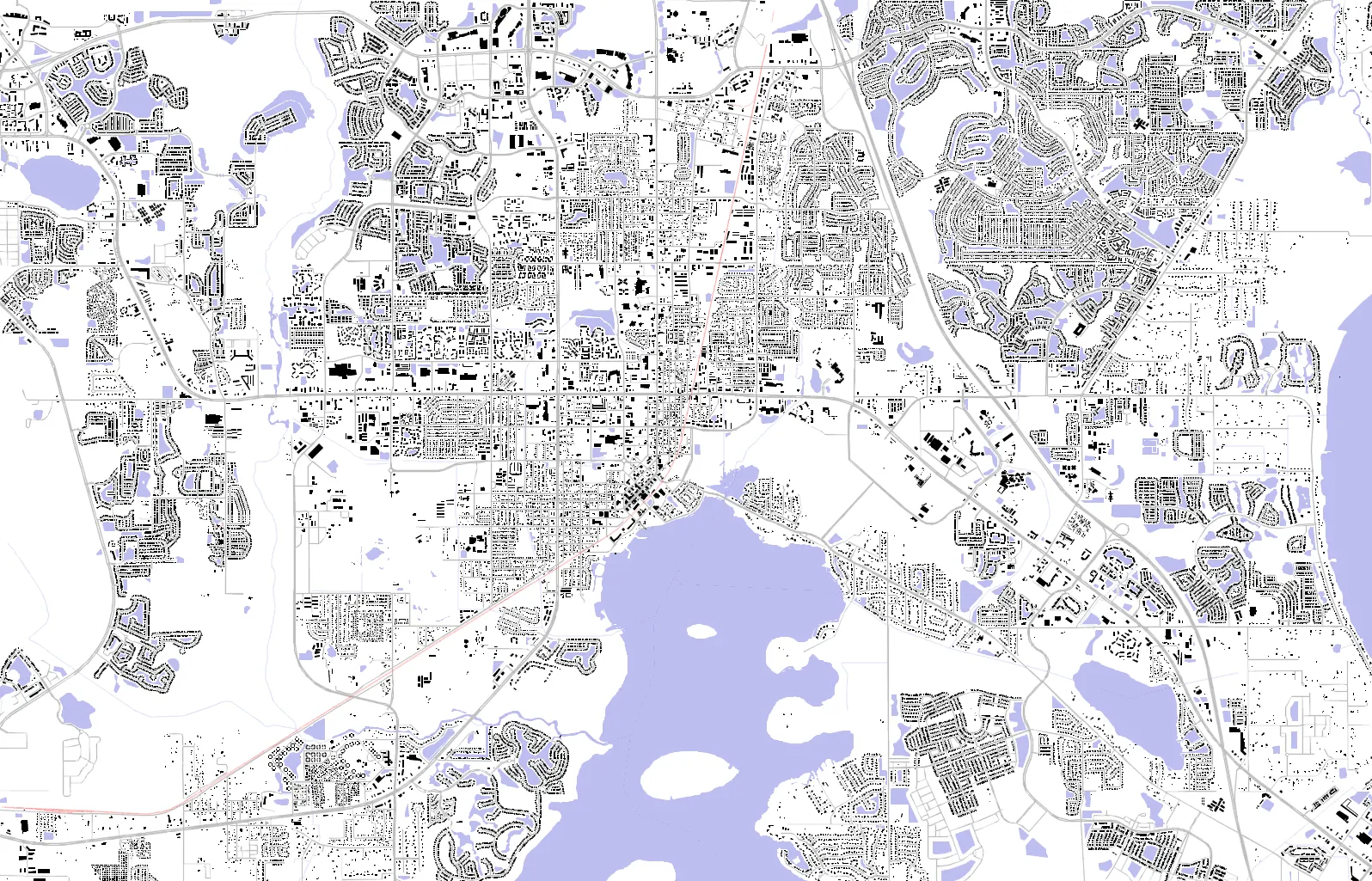 Kissimmee Schwarzplan