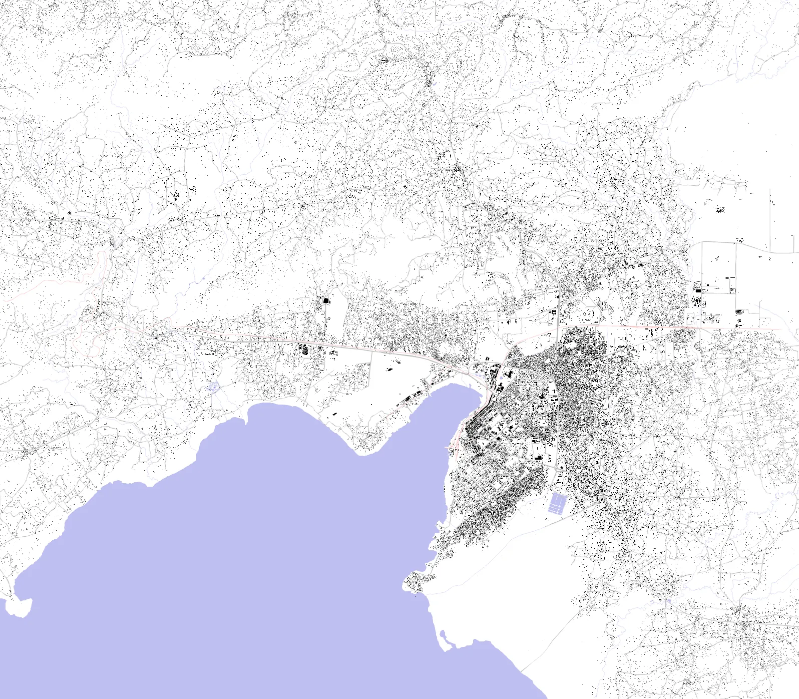 Kisumu figure ground plan