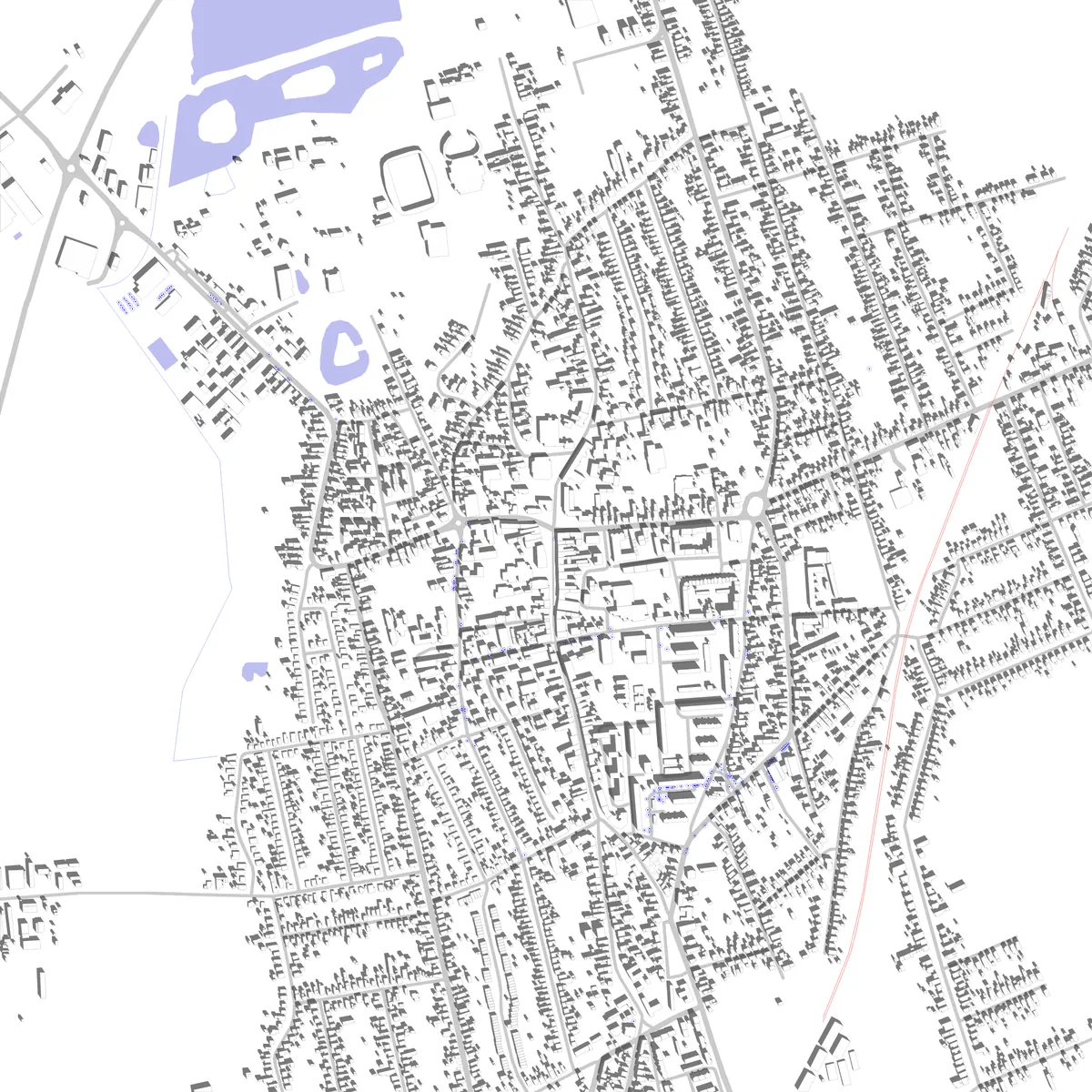 Kisvárda site plan (2,5 km)