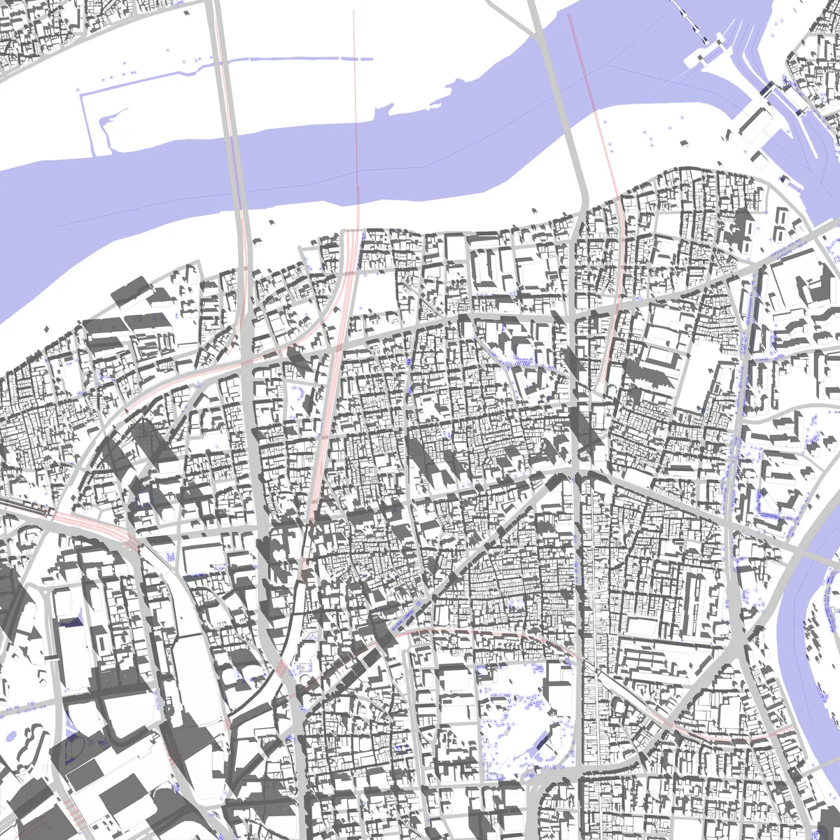 Kita-ku site plan (2.5 km)