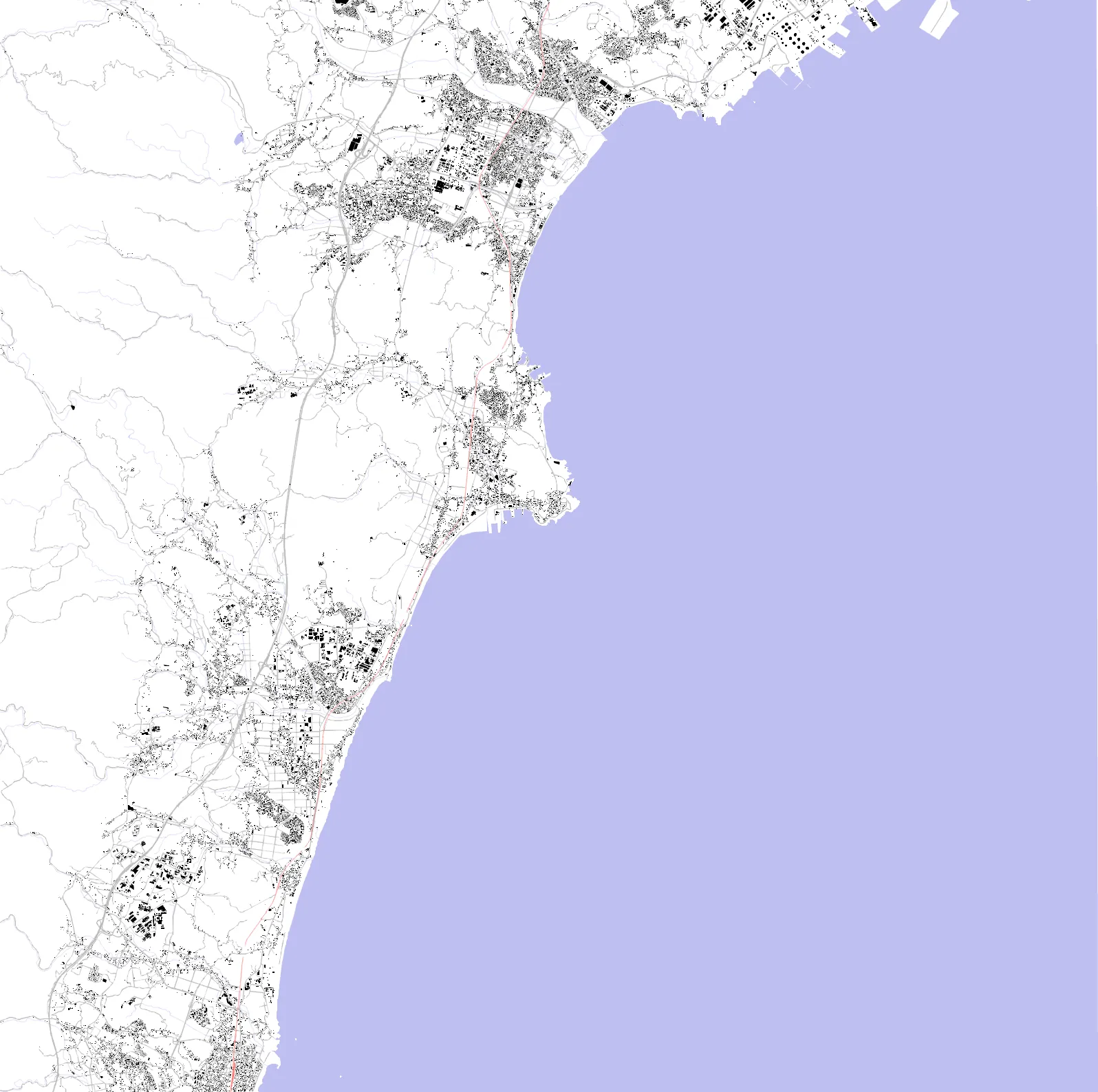 Kitaibaraki Schwarzplan