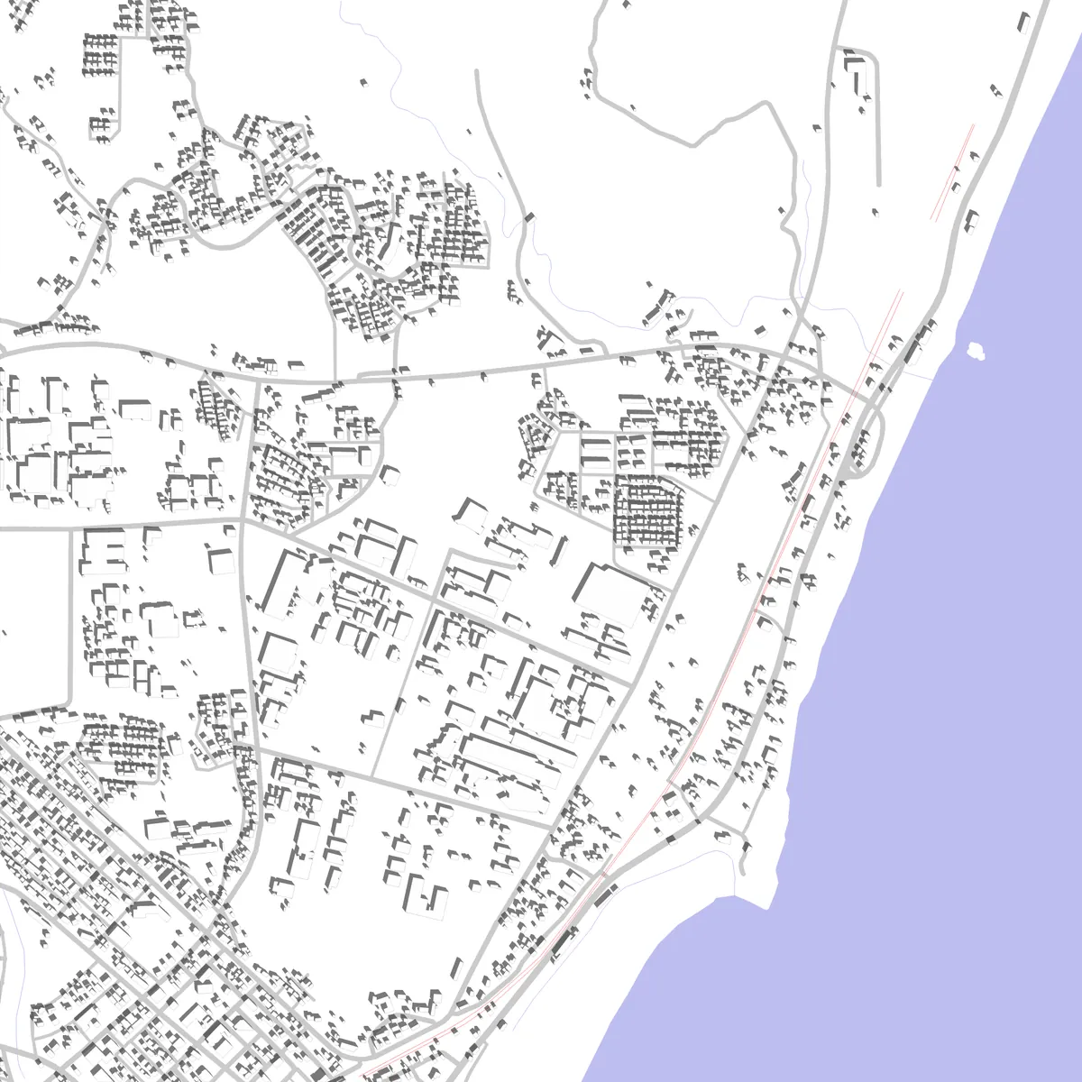 Kitaibaraki Lageplan (2,5 km)