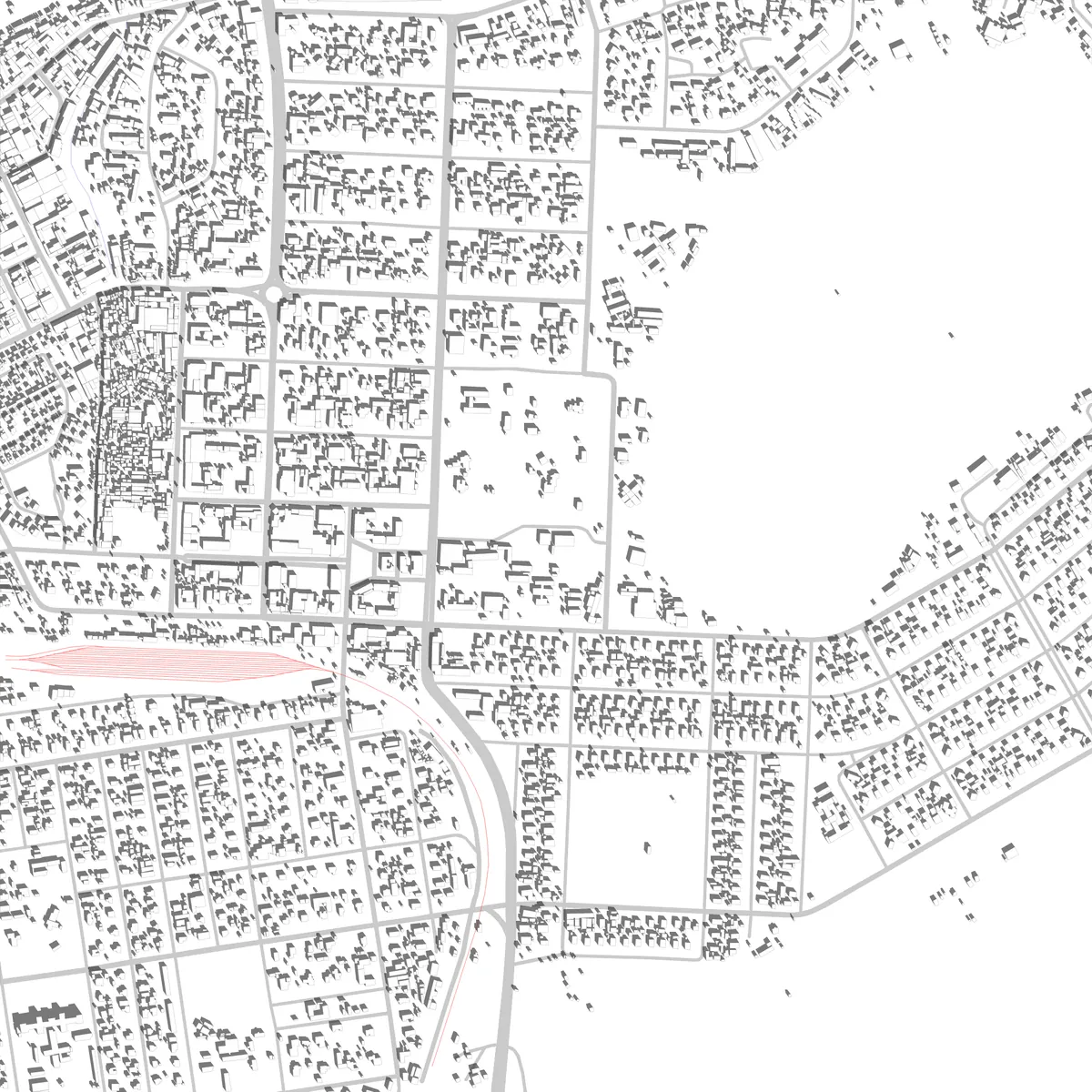 Kitwe Lageplan (2,5 km)