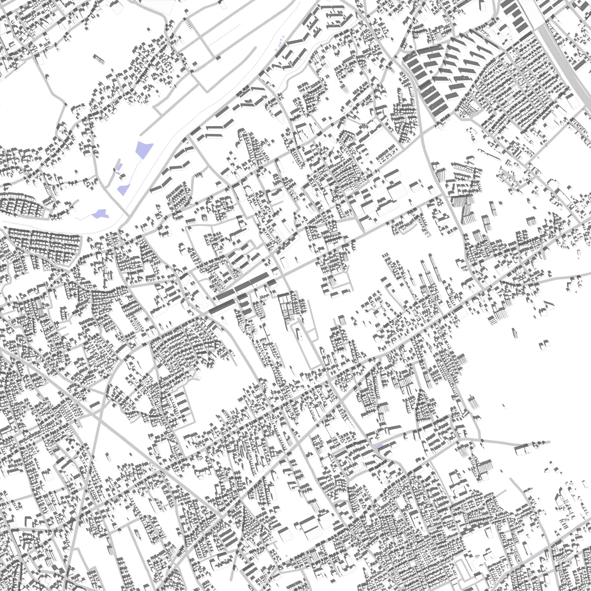 Kiyose Lageplan (2,5 km)