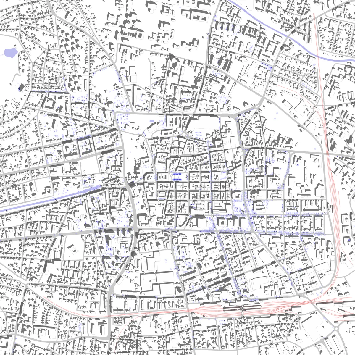 Klagenfurt Lageplan (2,5 km)