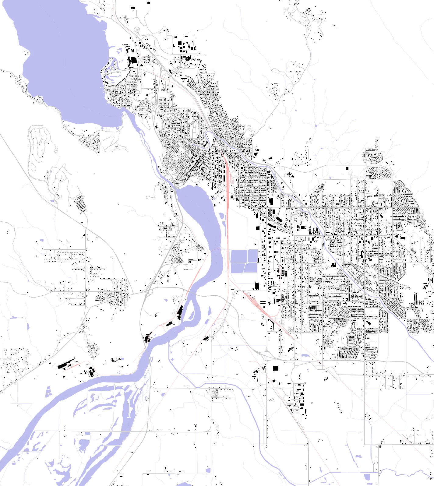 Klamath Falls Schwarzplan
