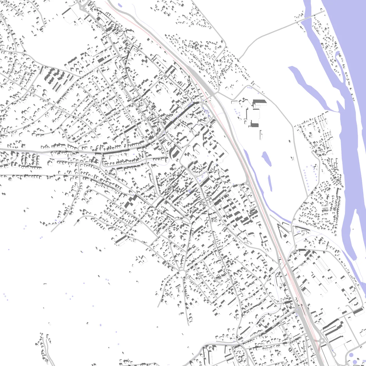 Klosterneuburg Lageplan (2,5 km)