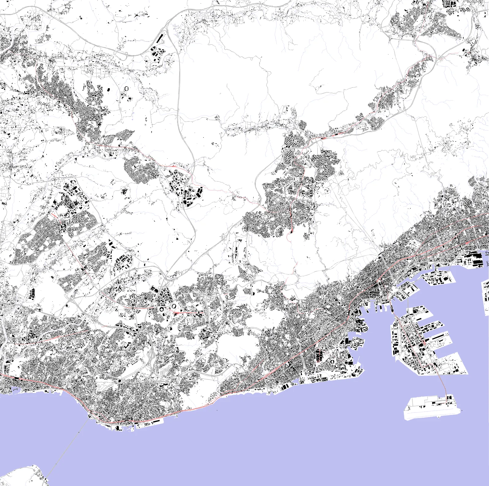 Kobe figure ground plan
