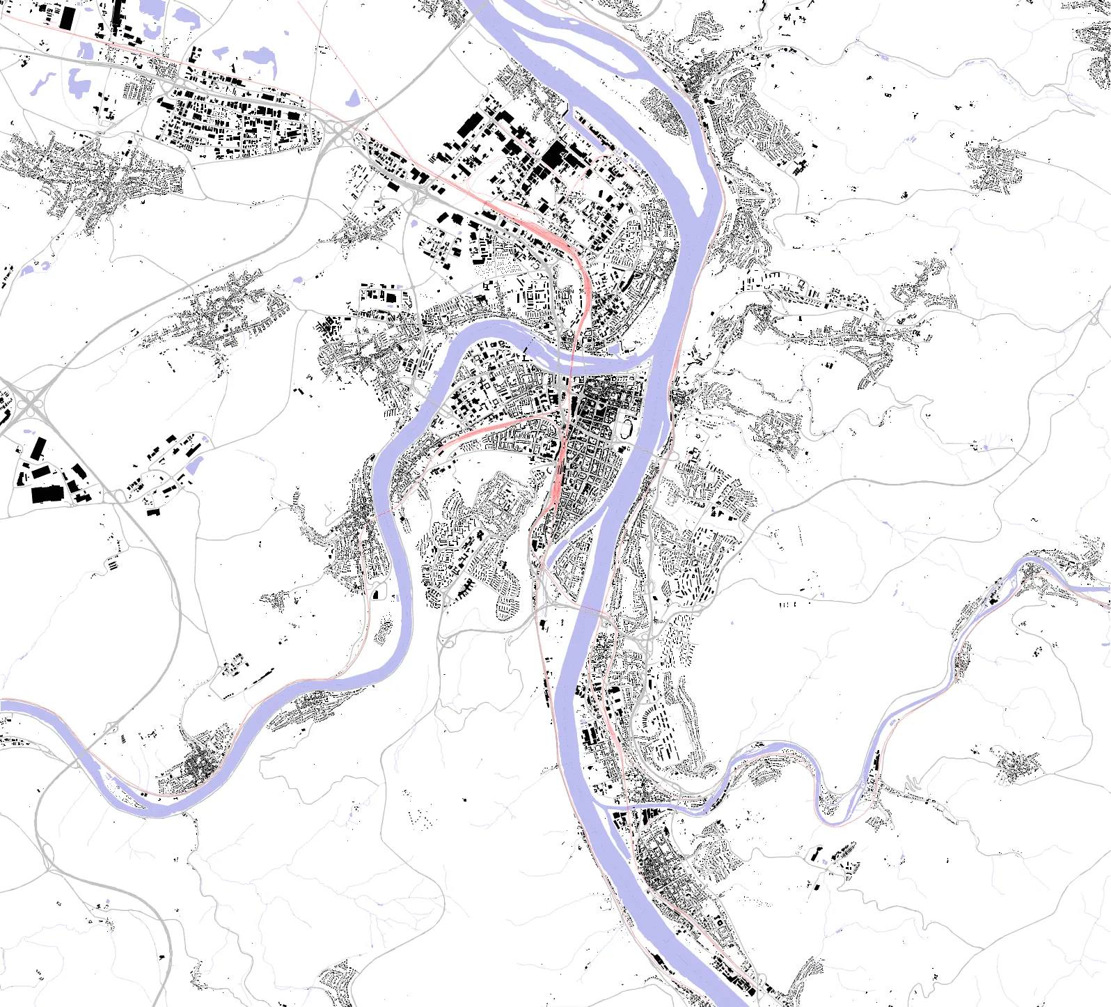 Koblenz Schwarzplan