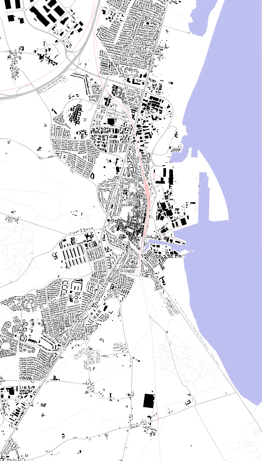 Køge figur-grund-plan