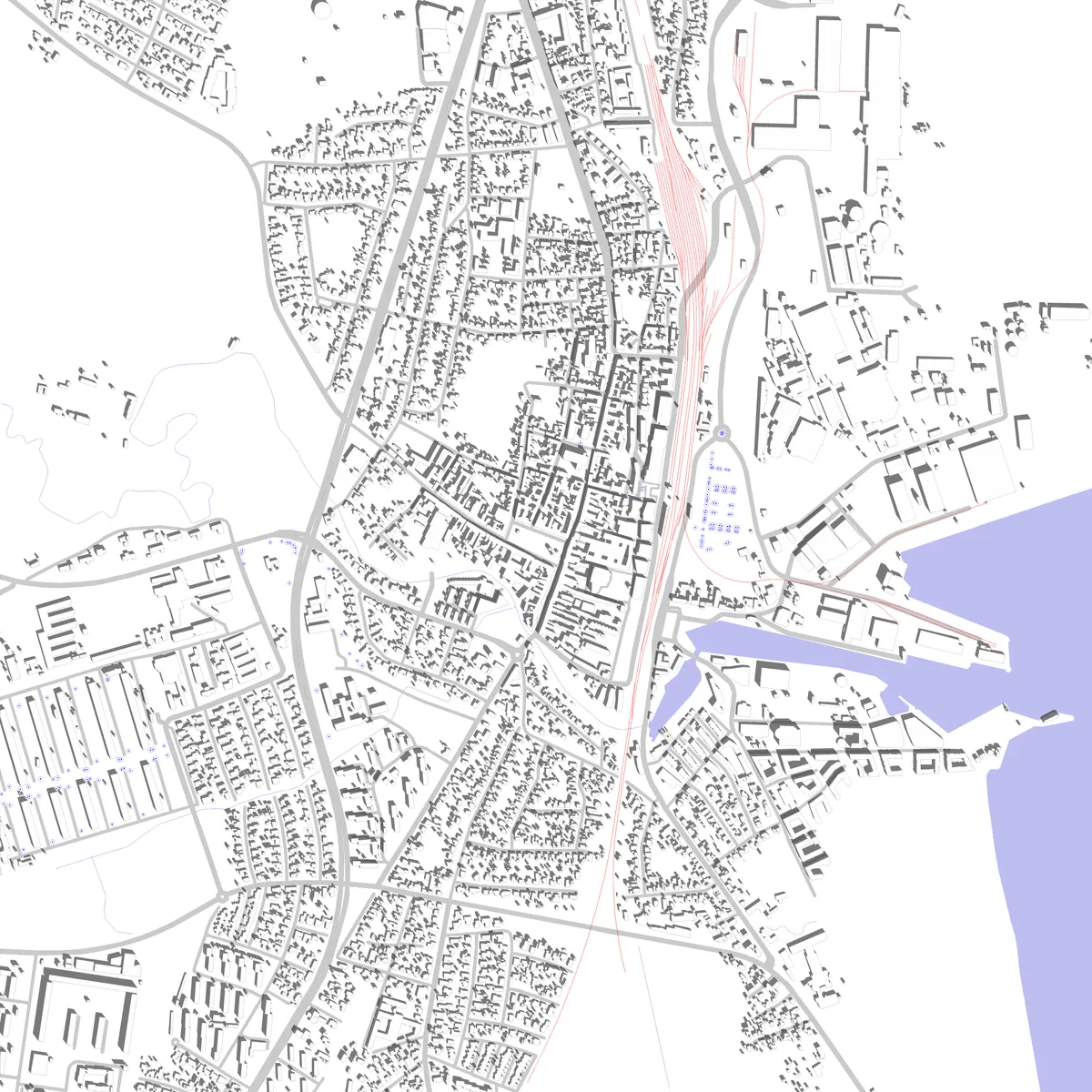 Køge situationsplan (2,5 km)