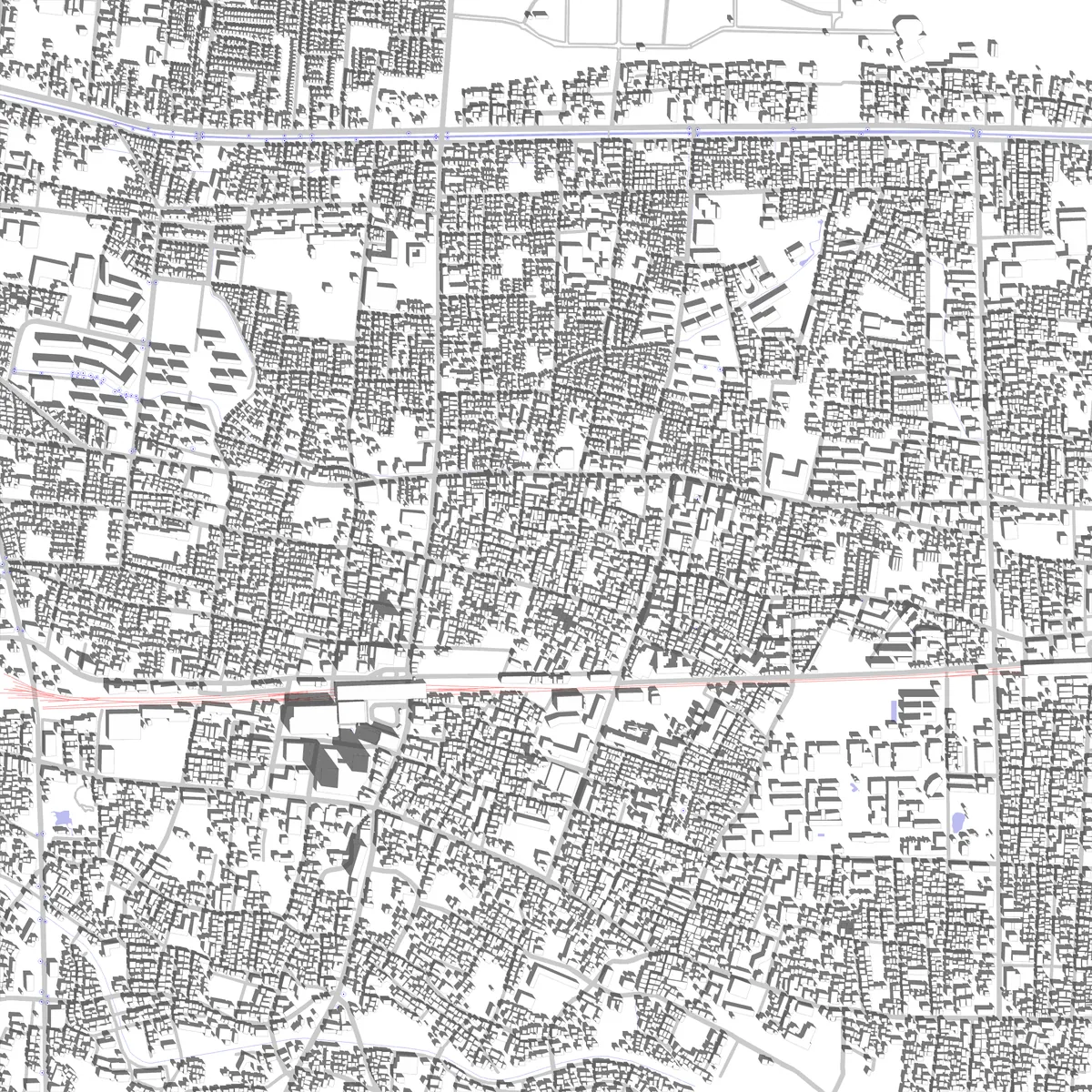 Koganei Lageplan (2,5 km)