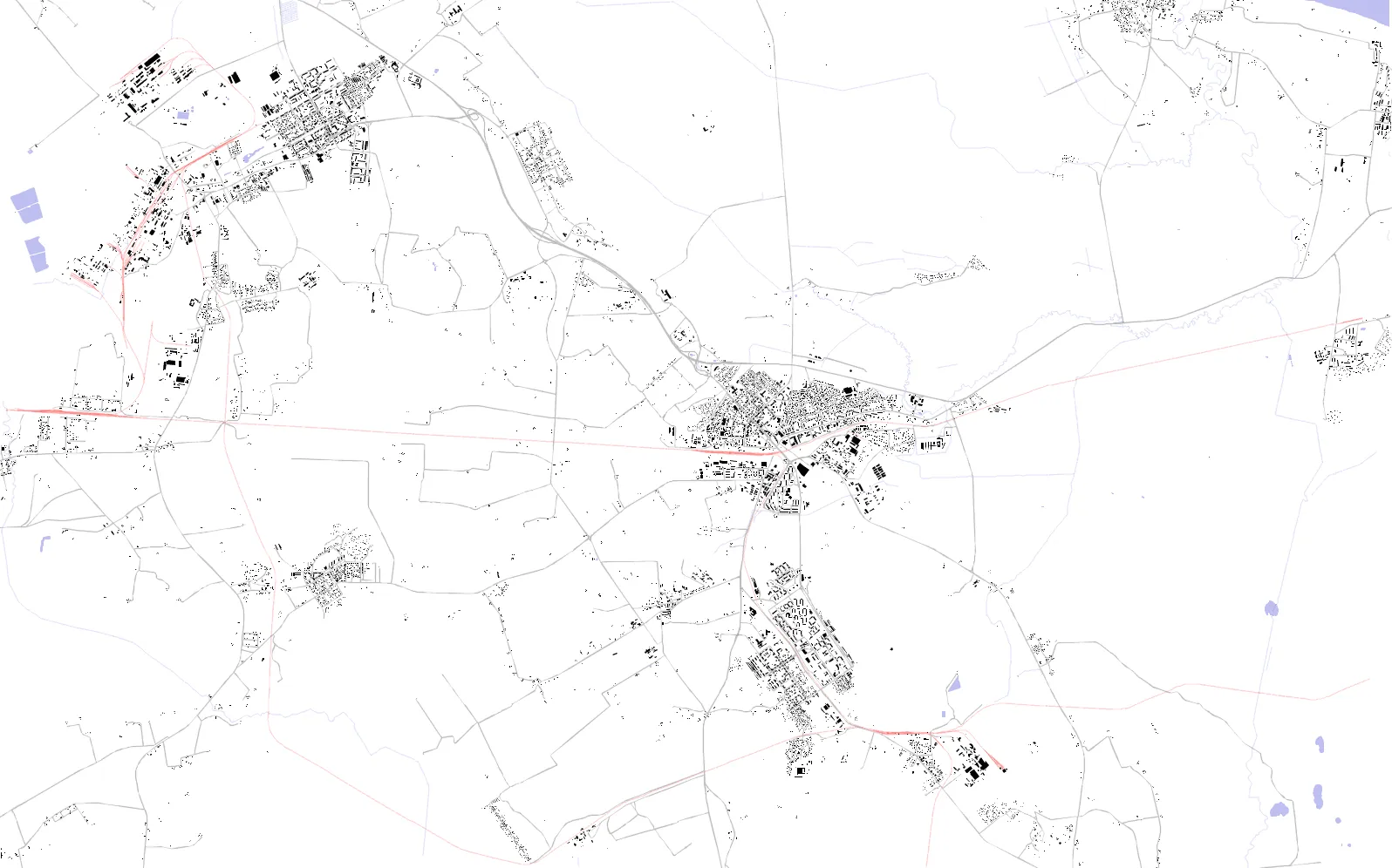 Kohtla-Järve figure ground plan