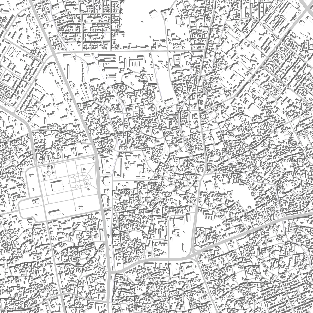 Kokand Lageplan (2,5 km)