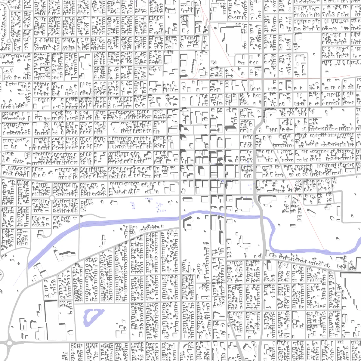 Kokomo site plan (2.5 km)
