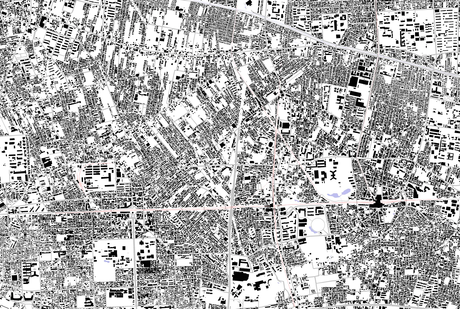 Kokubunji figure ground plan