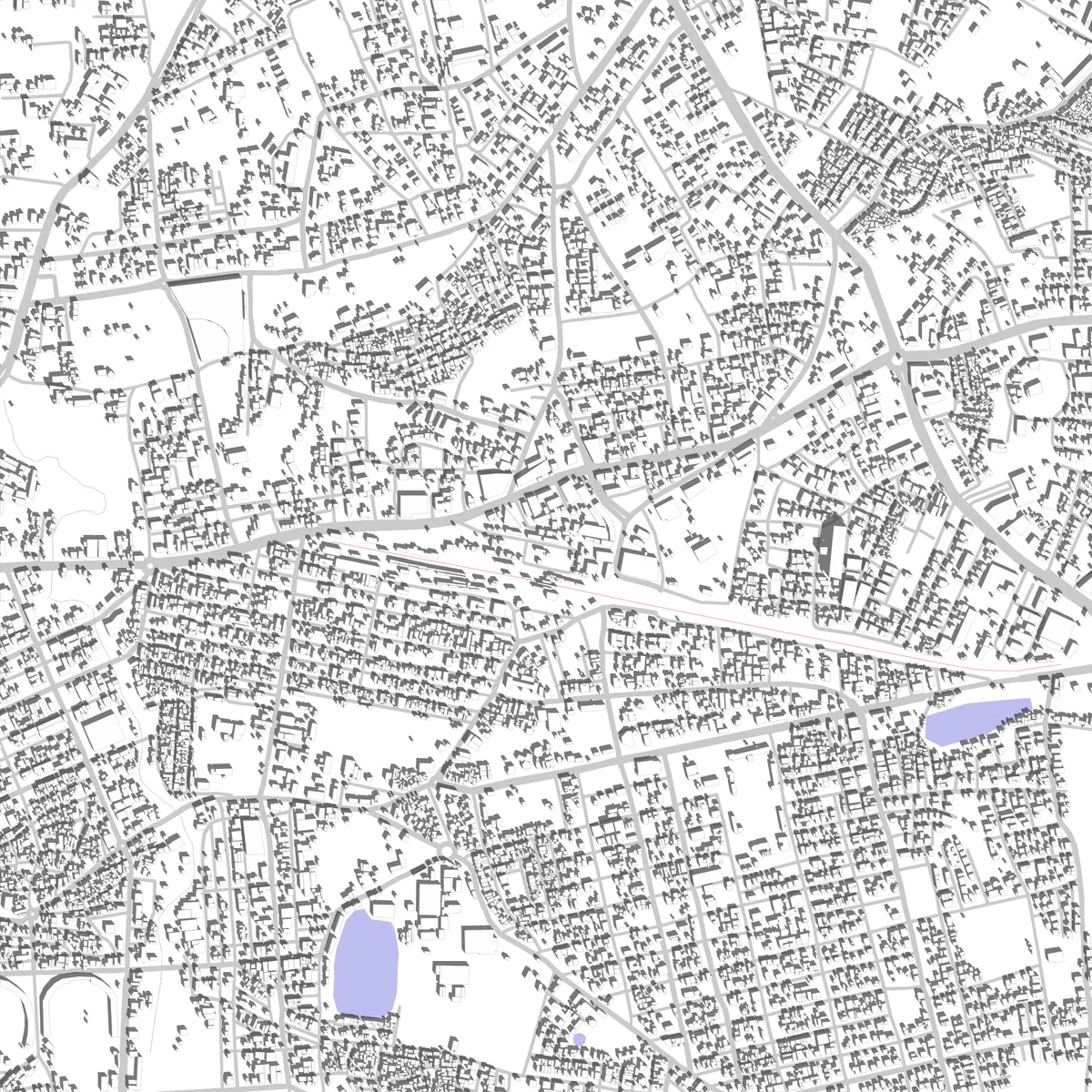 Kolhapur Lageplan (2,5 km)