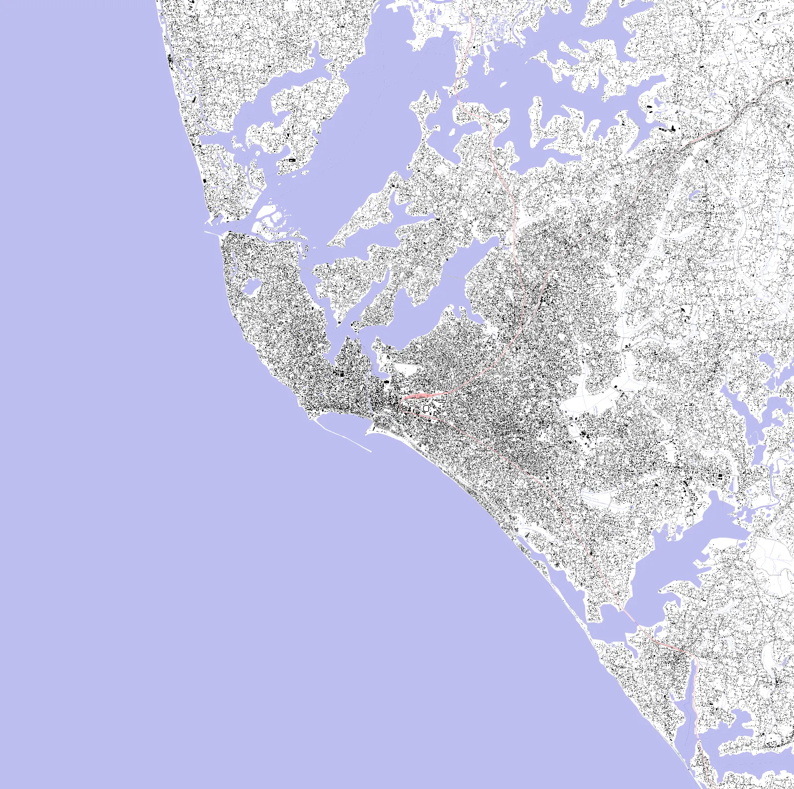 Kollam figure ground plan