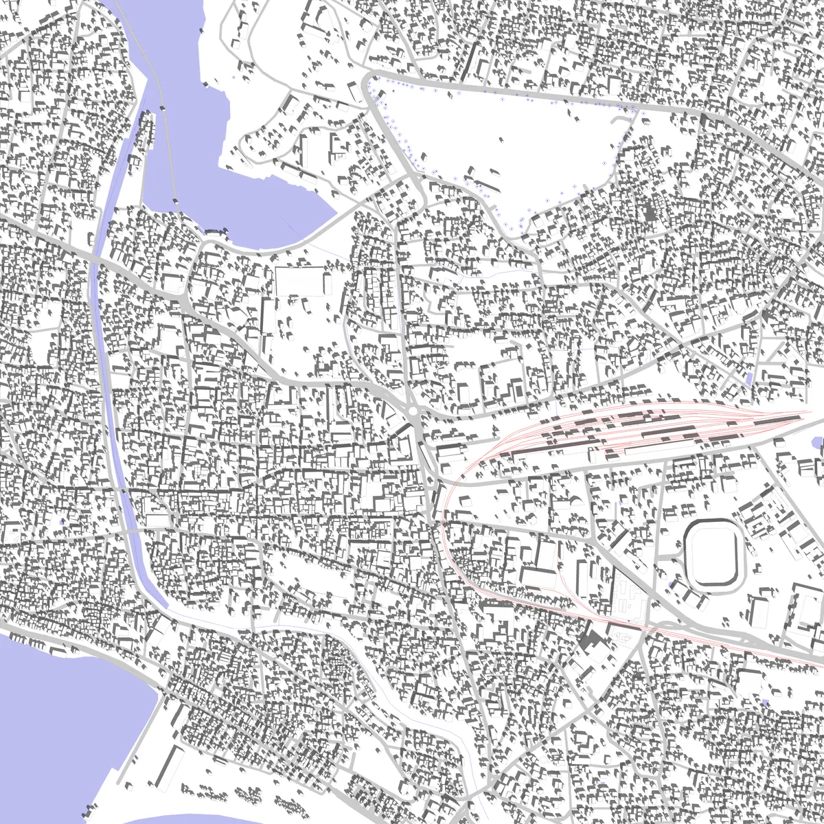 Kollam site plan (2.5 km)