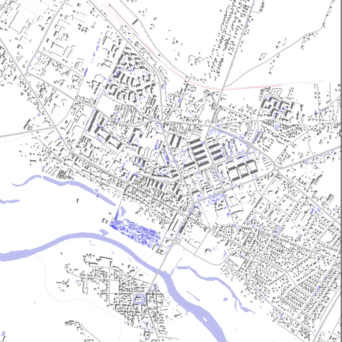 Koło Lageplan (2,5 km)
