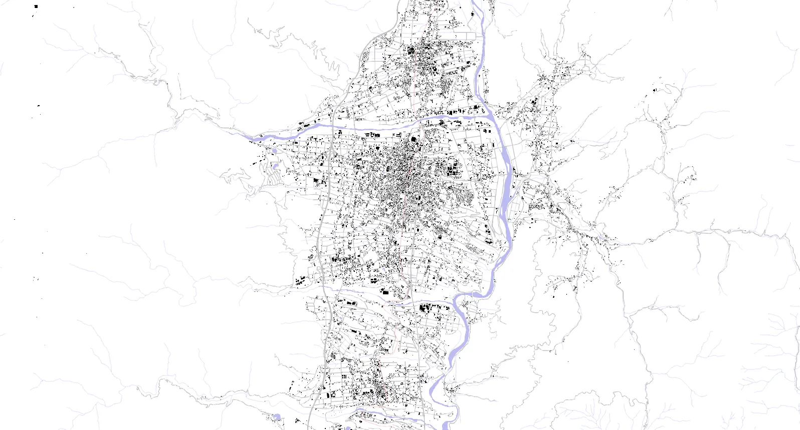Komagane figure ground plan