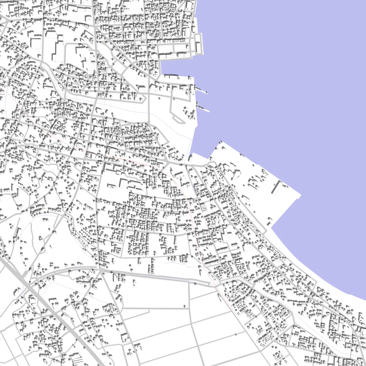 Komatsushima site plan (2.5 km)