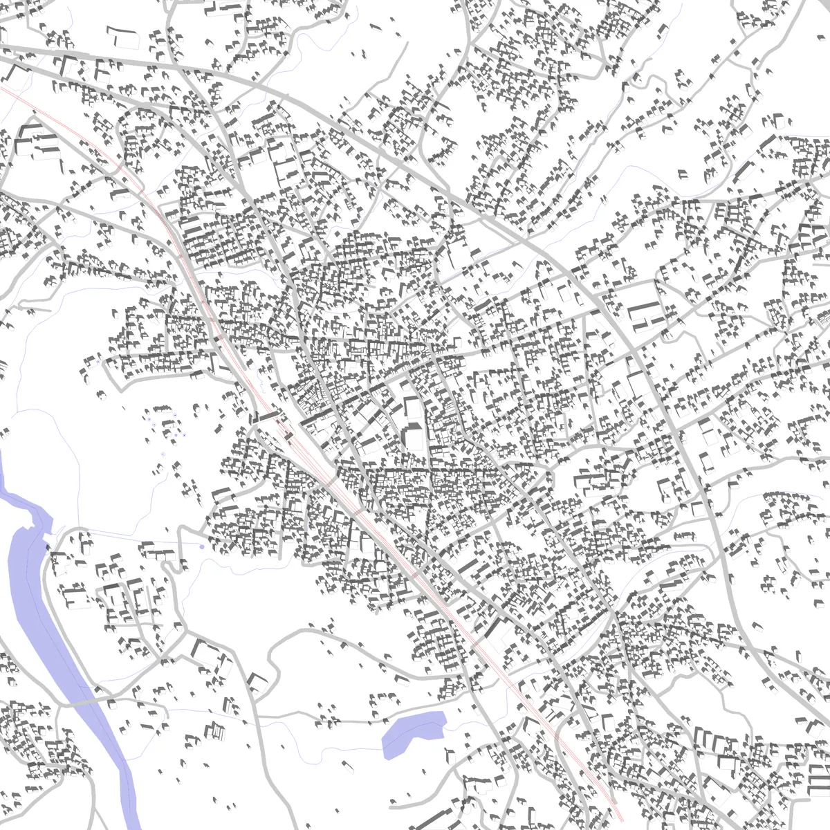 Komoro Lageplan (2,5 km)