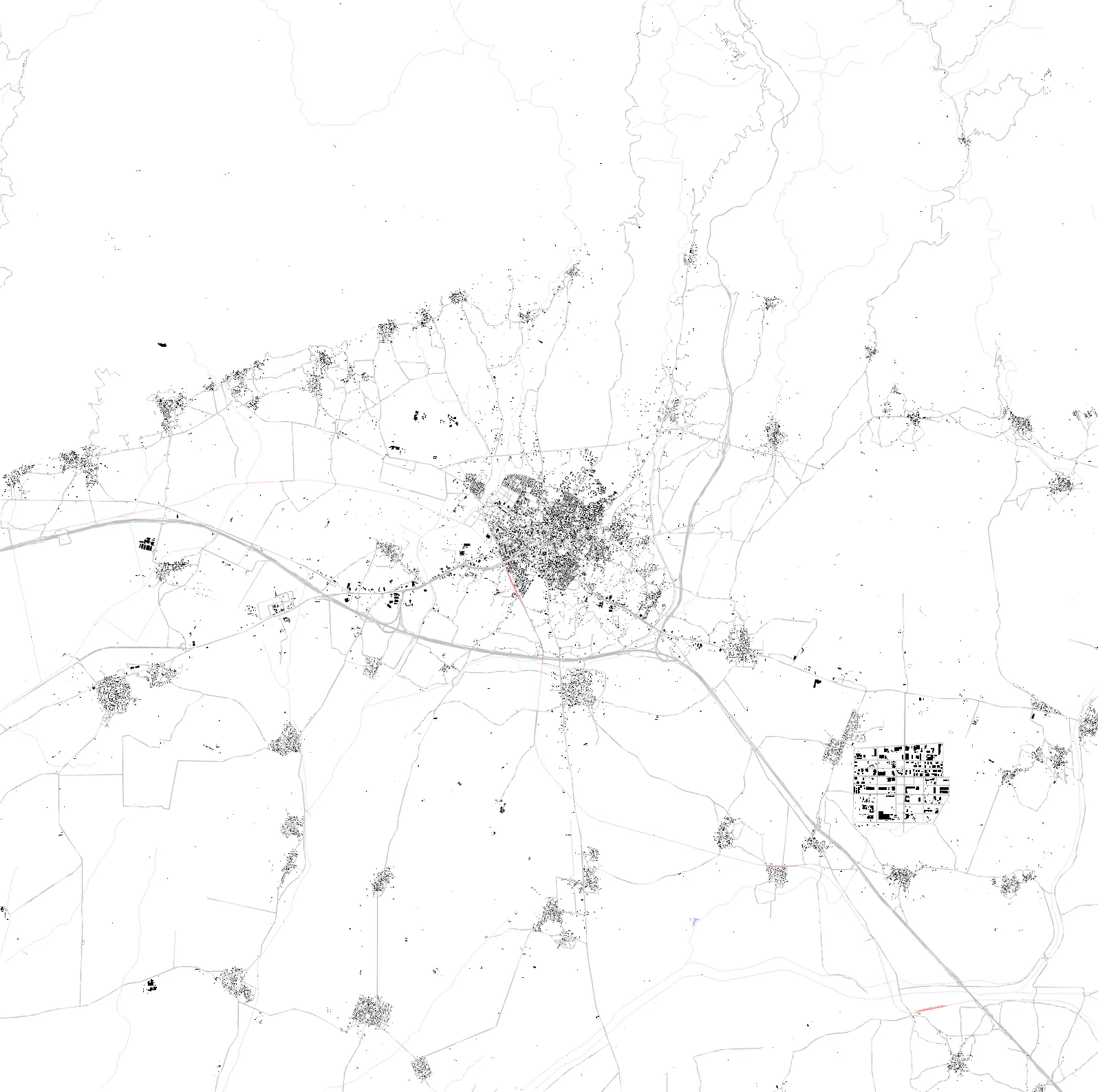 Komotini figure ground plan