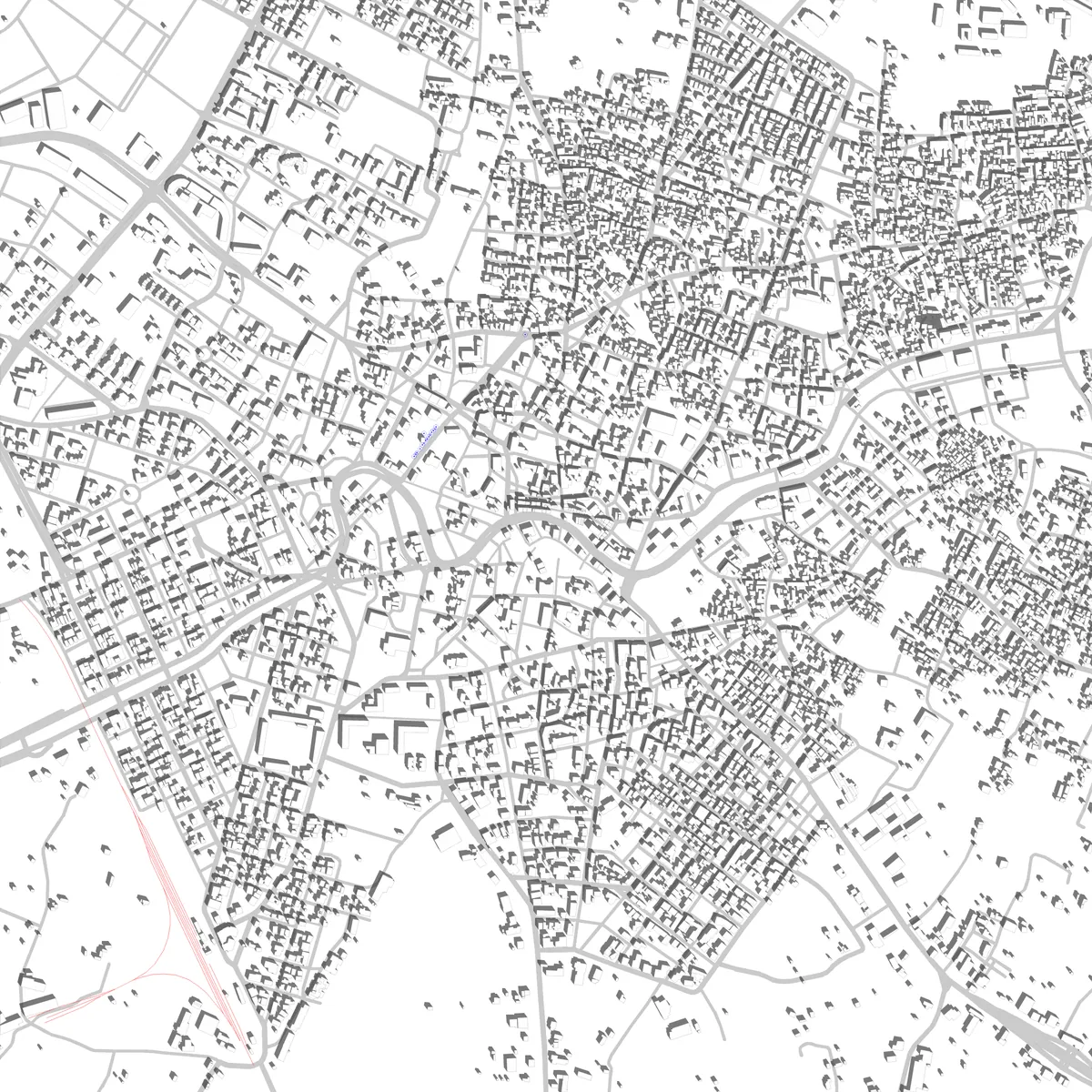Komotini site plan (2.5 km)