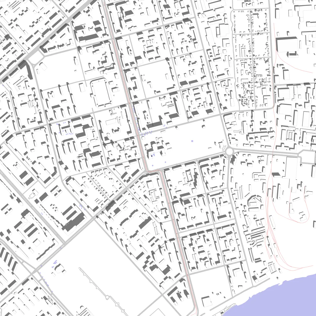 Komsomolsk-na-Amure Lageplan (2,5 km)