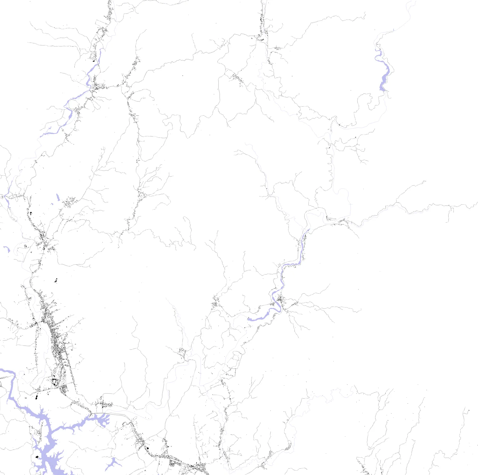 Kon Tum figure ground plan