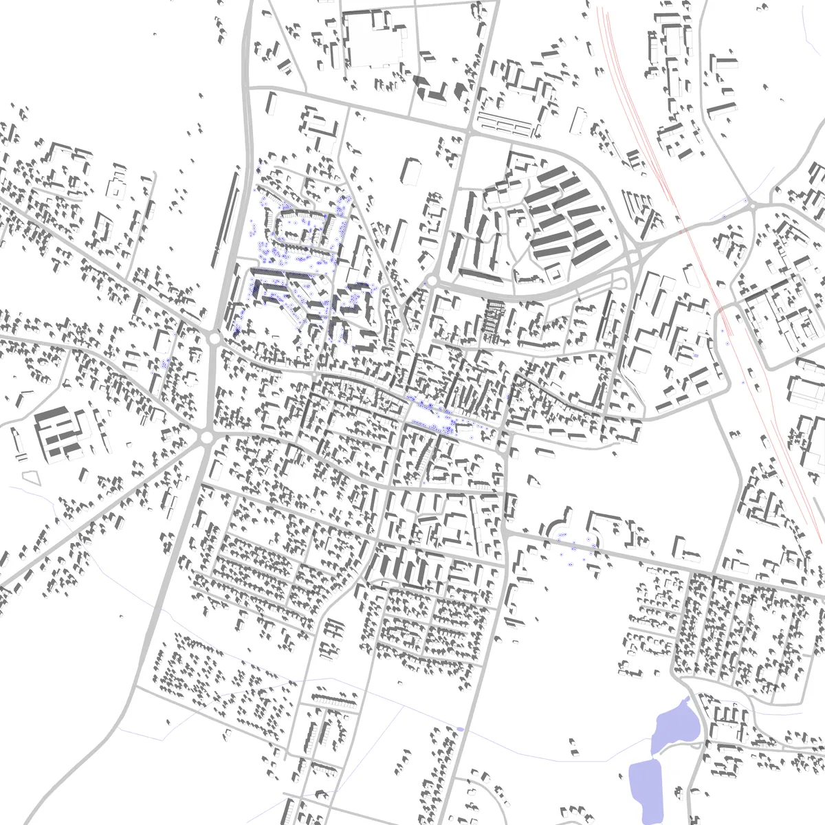 Końskie site plan (2.5 km)