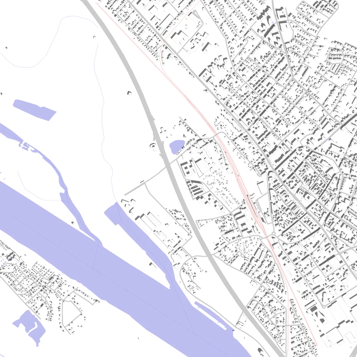 Korneuburg Lageplan (2,5 km)