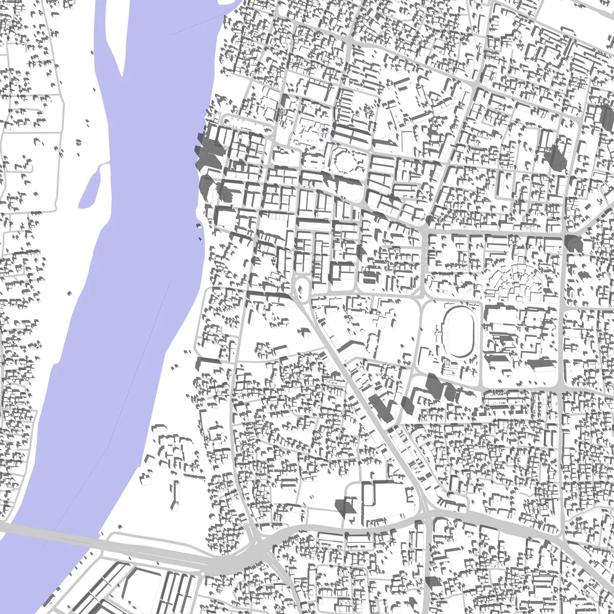 Kota Bharu site plan (2.5 km)