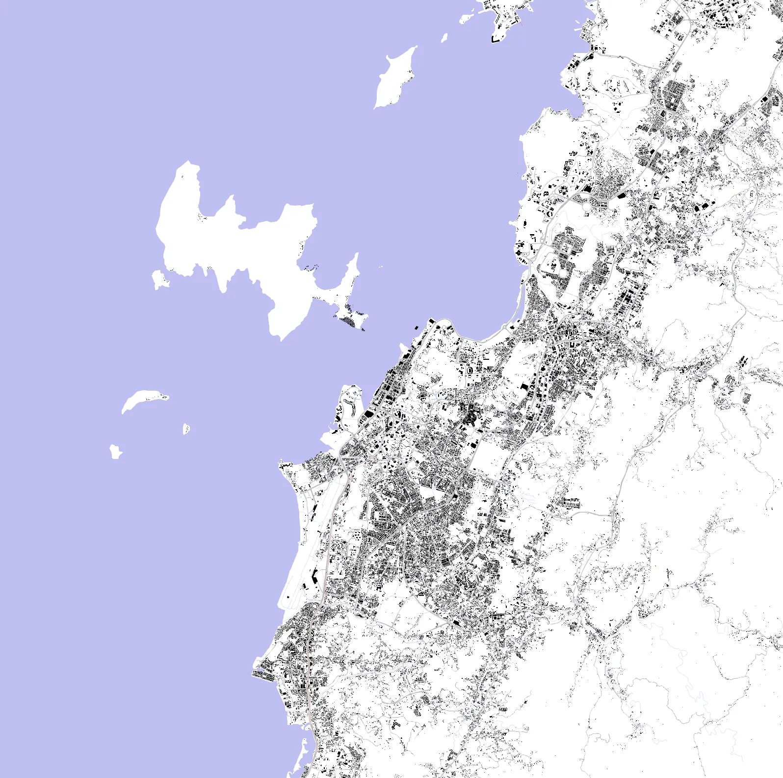 Kota Kinabalu Schwarzplan