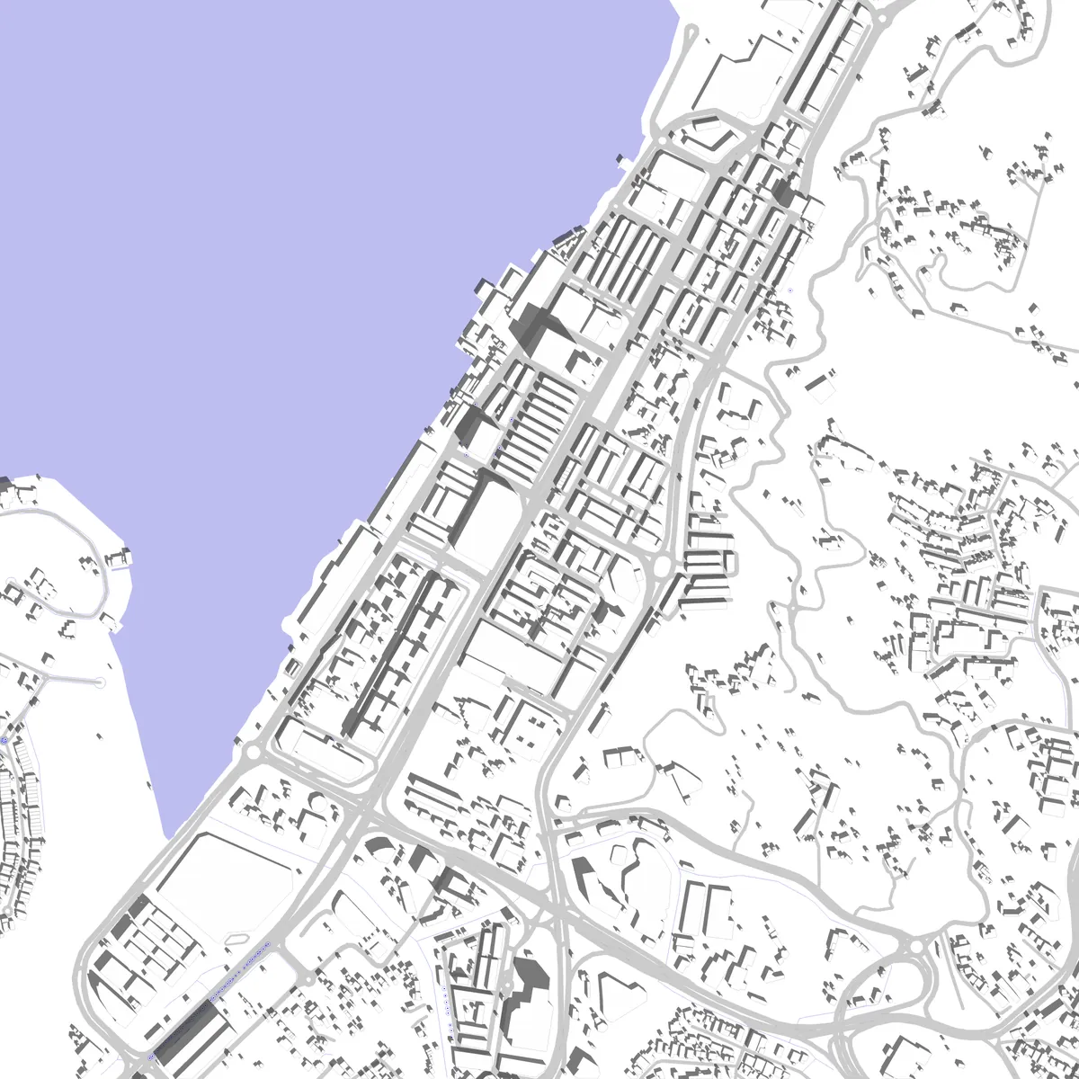 Kota Kinabalu Lageplan (2,5 km)