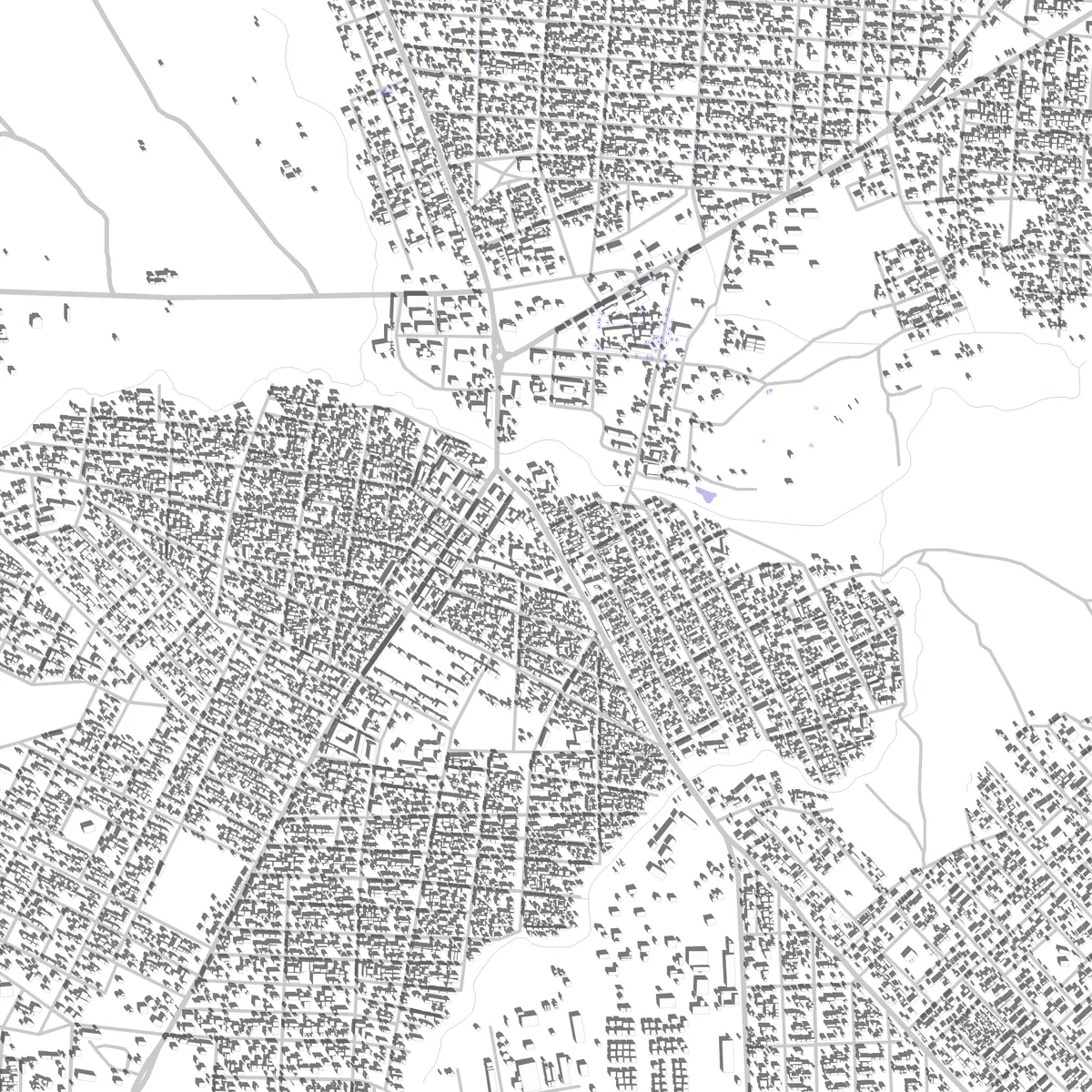 Koutiala Lageplan (2,5 km)