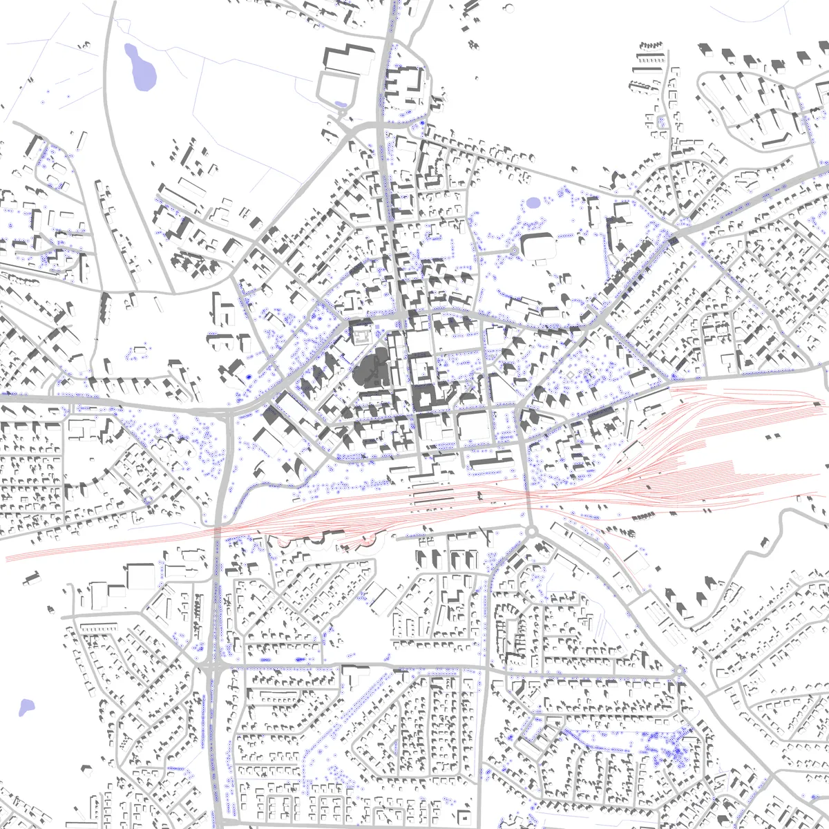 Kouvola Lageplan (2,5 km)