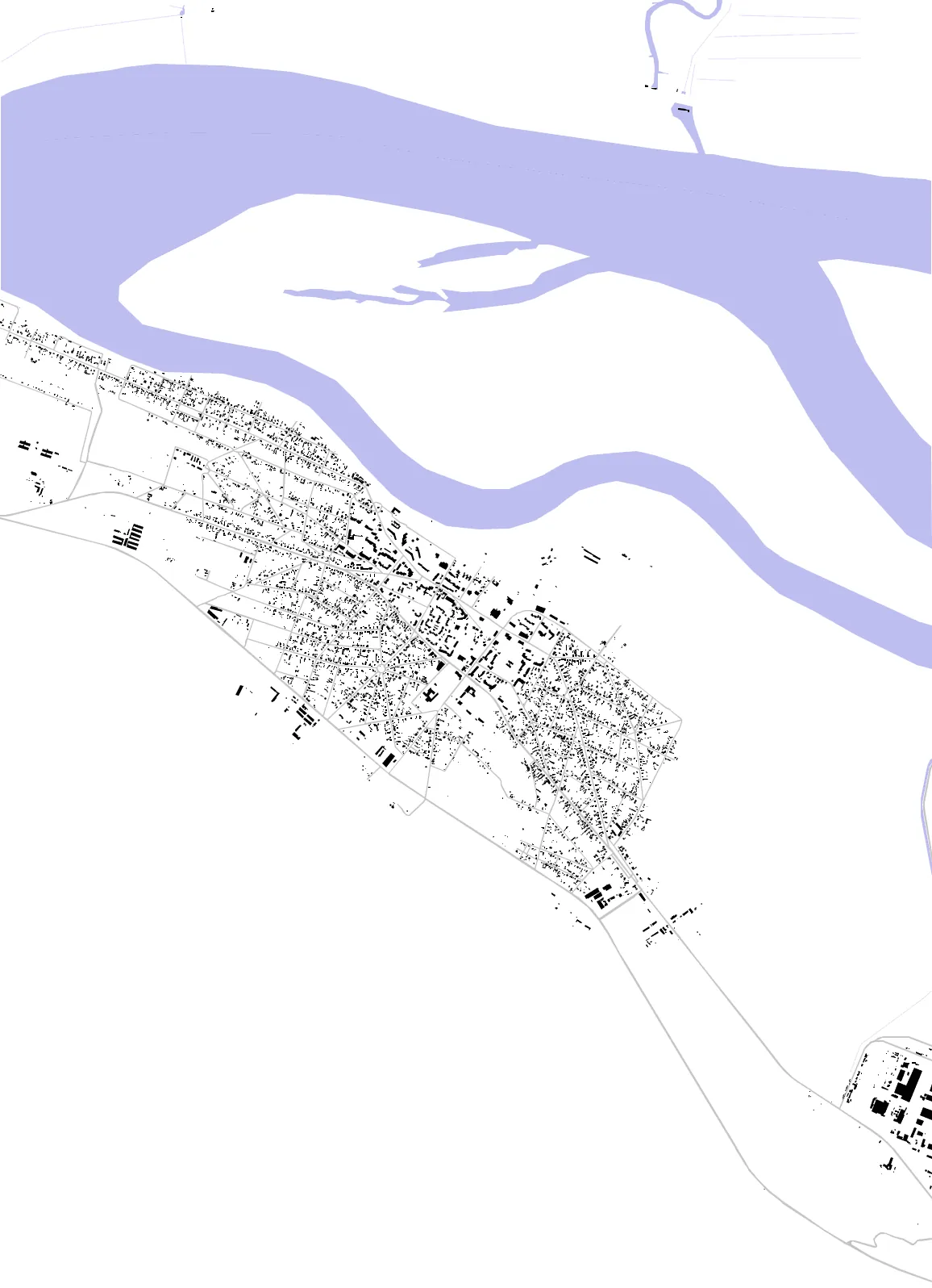 Kozloduy figure ground plan