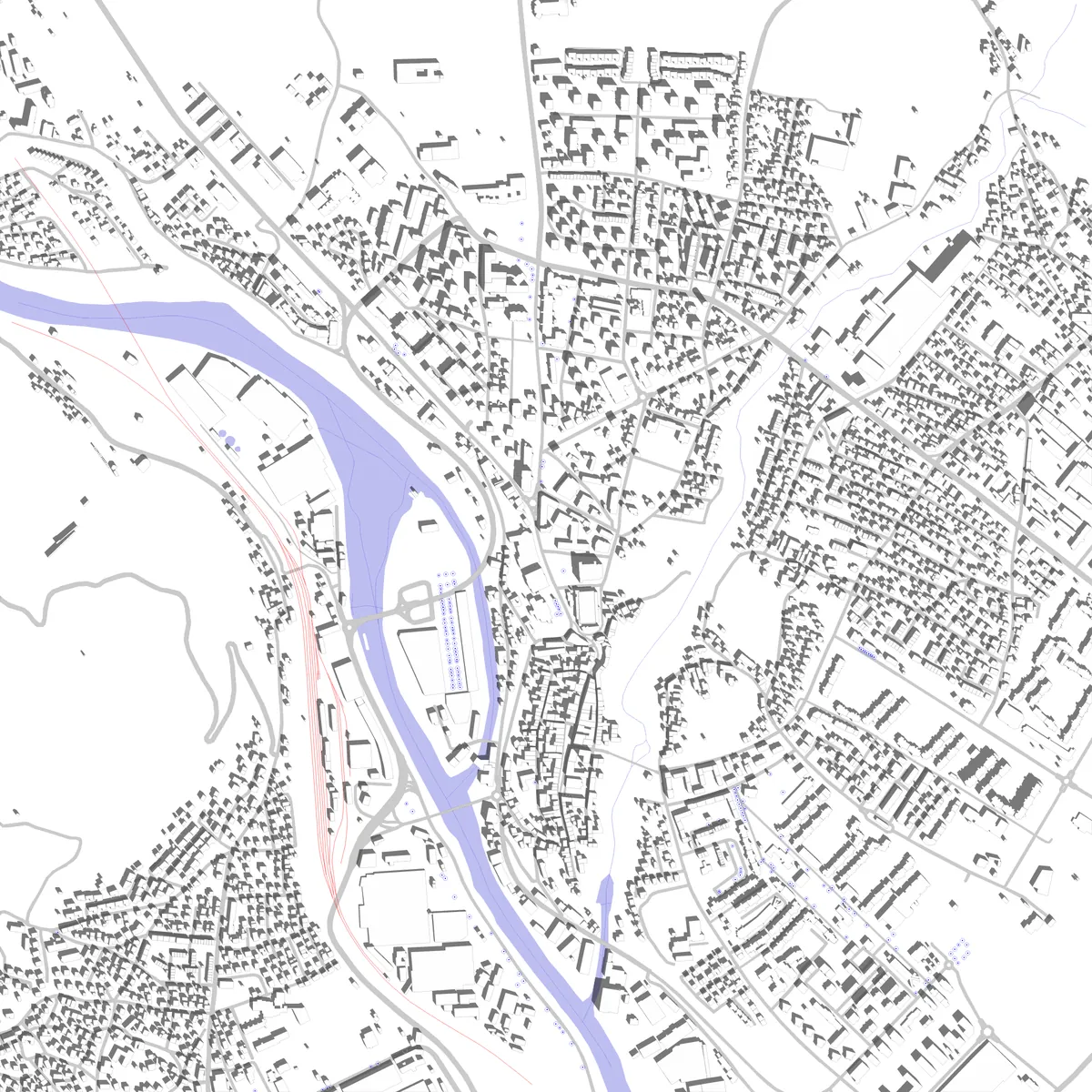 Kranj site plan (2.5 km)