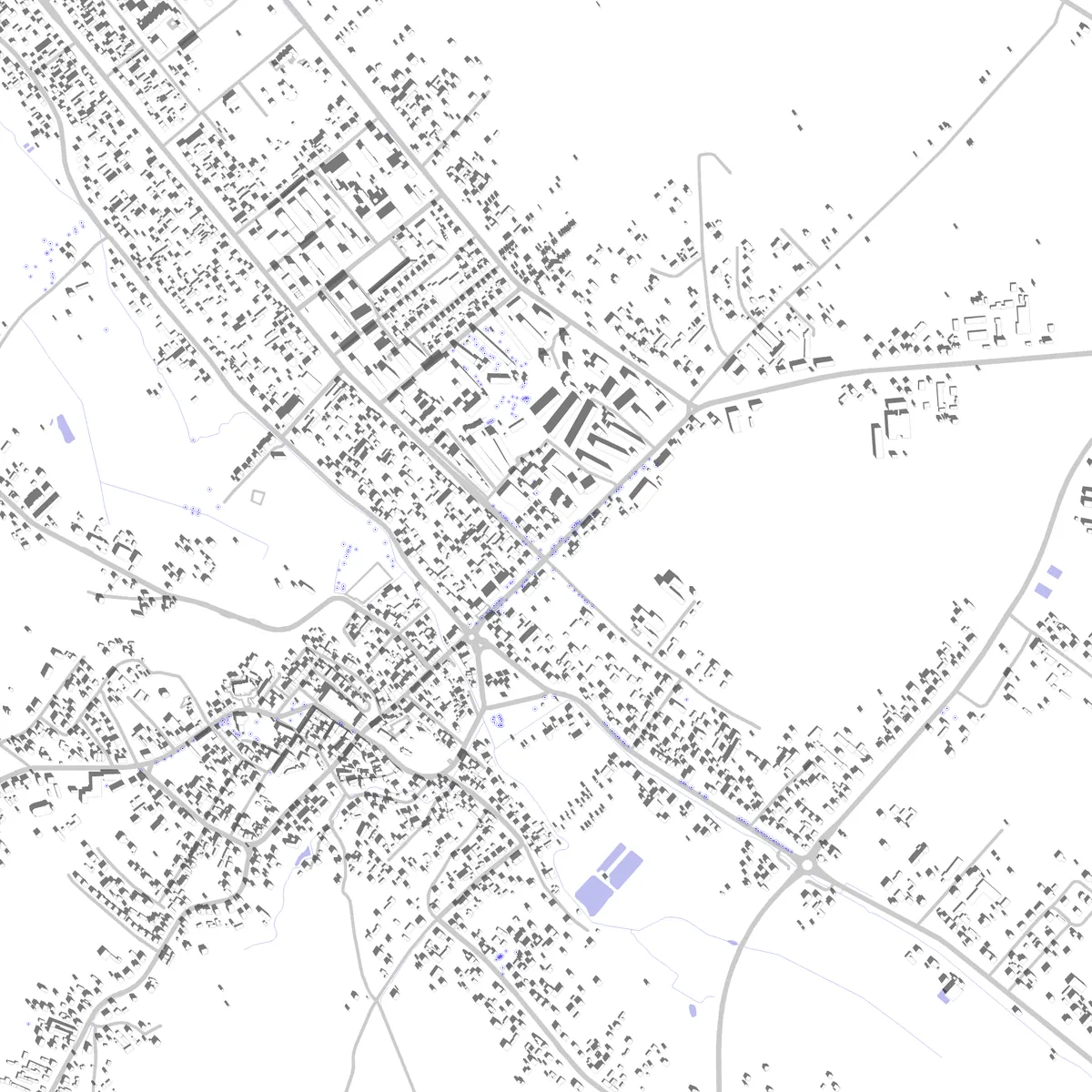 Kraśnik plan zagospodarowania (2,5 km)