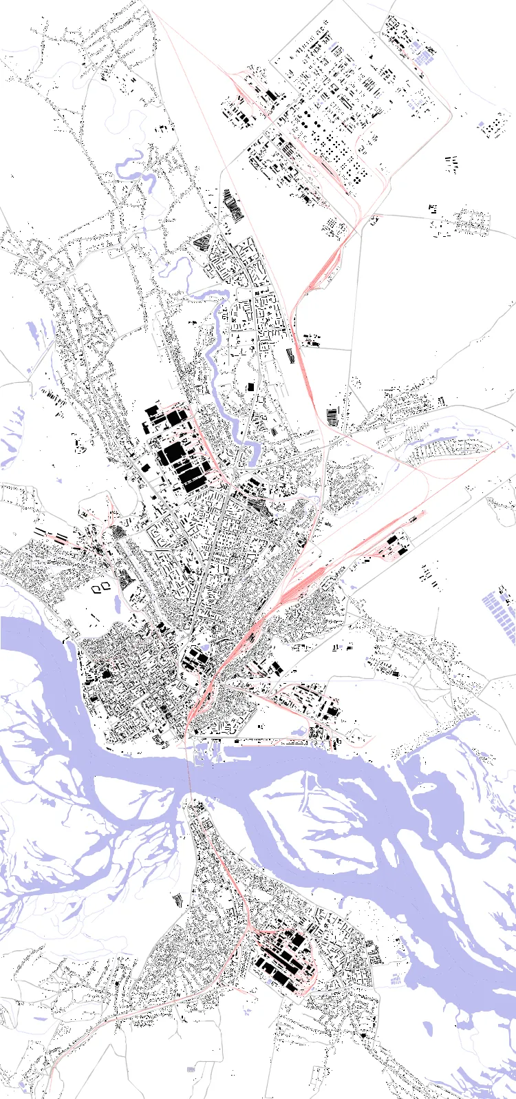 Kremenchuk Schwarzplan