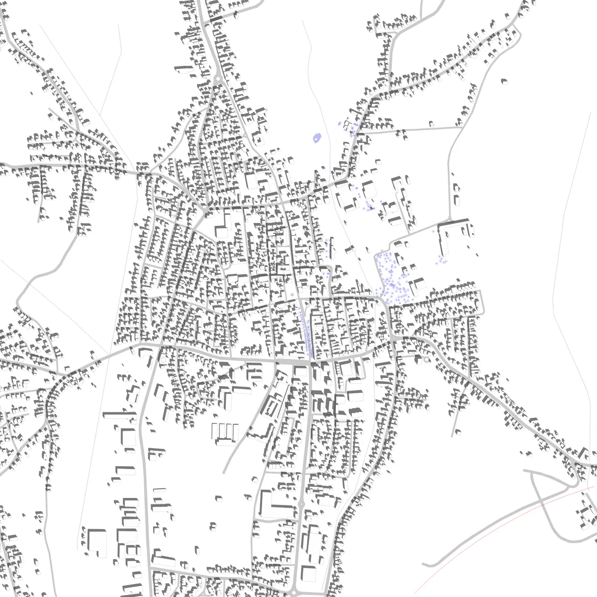 Križevci site plan (2.5 km)