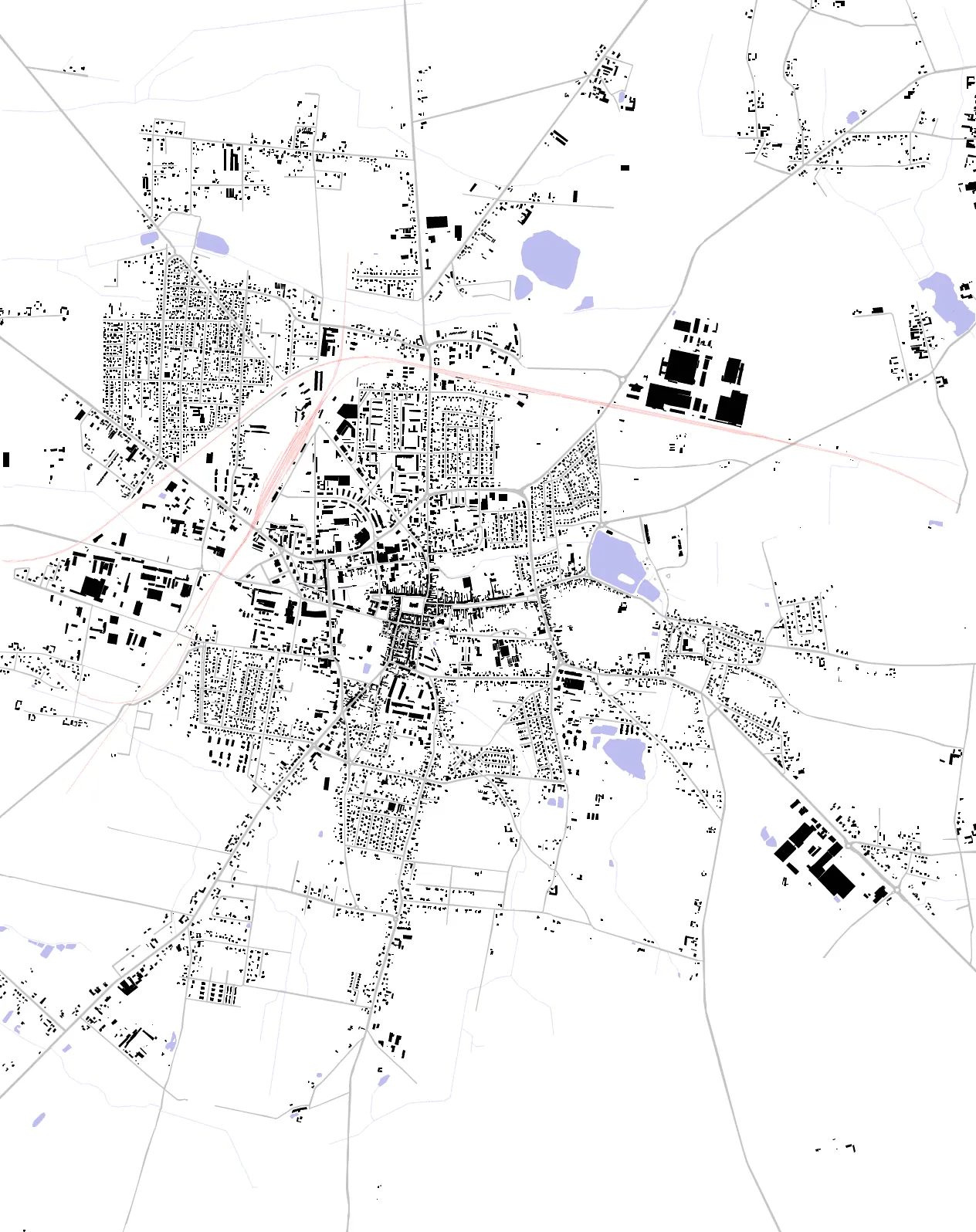 Krotoszyn figure ground plan