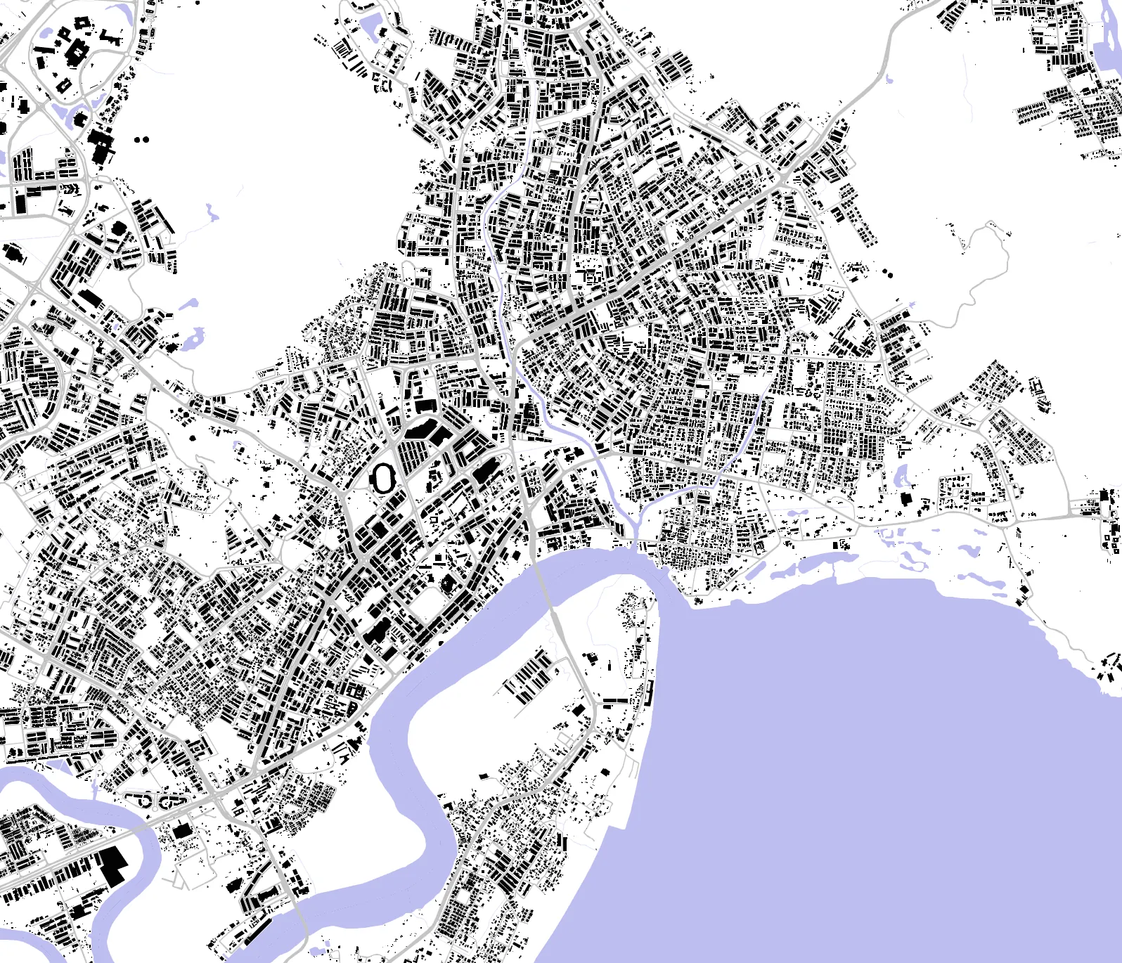 Kuantan figure ground plan