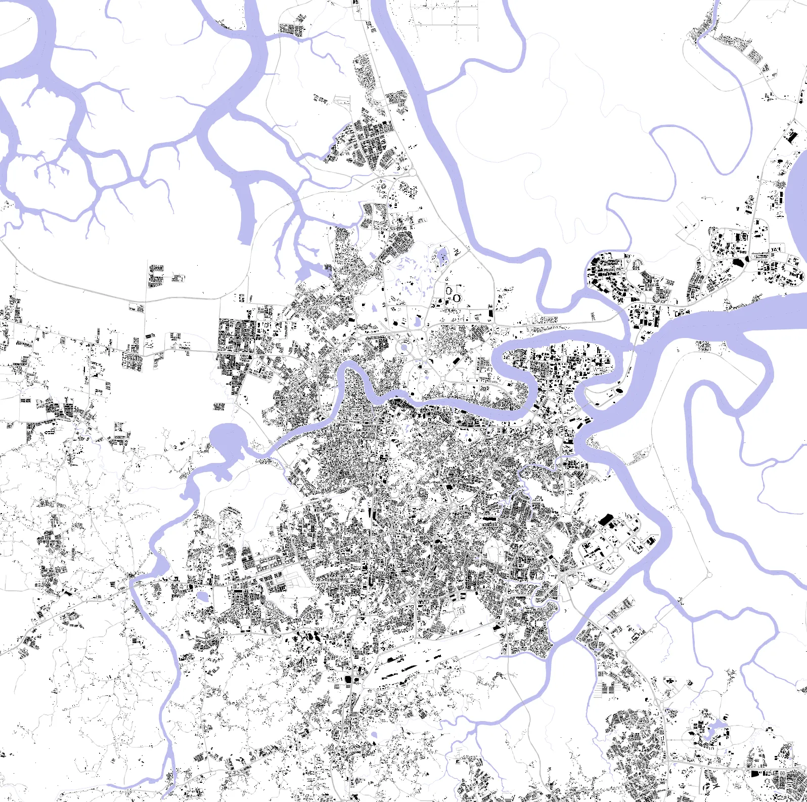 Kuching Schwarzplan