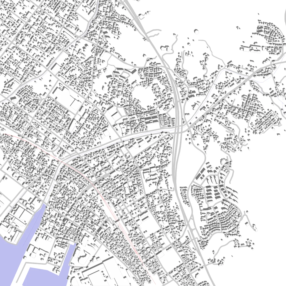 下松 敷地図 (2.5 km)