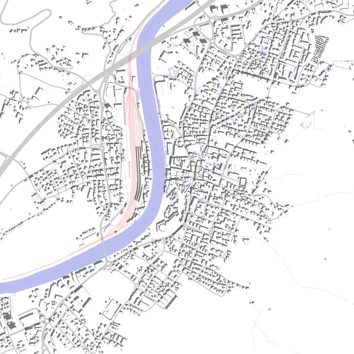 Kufstein Lageplan (2,5 km)