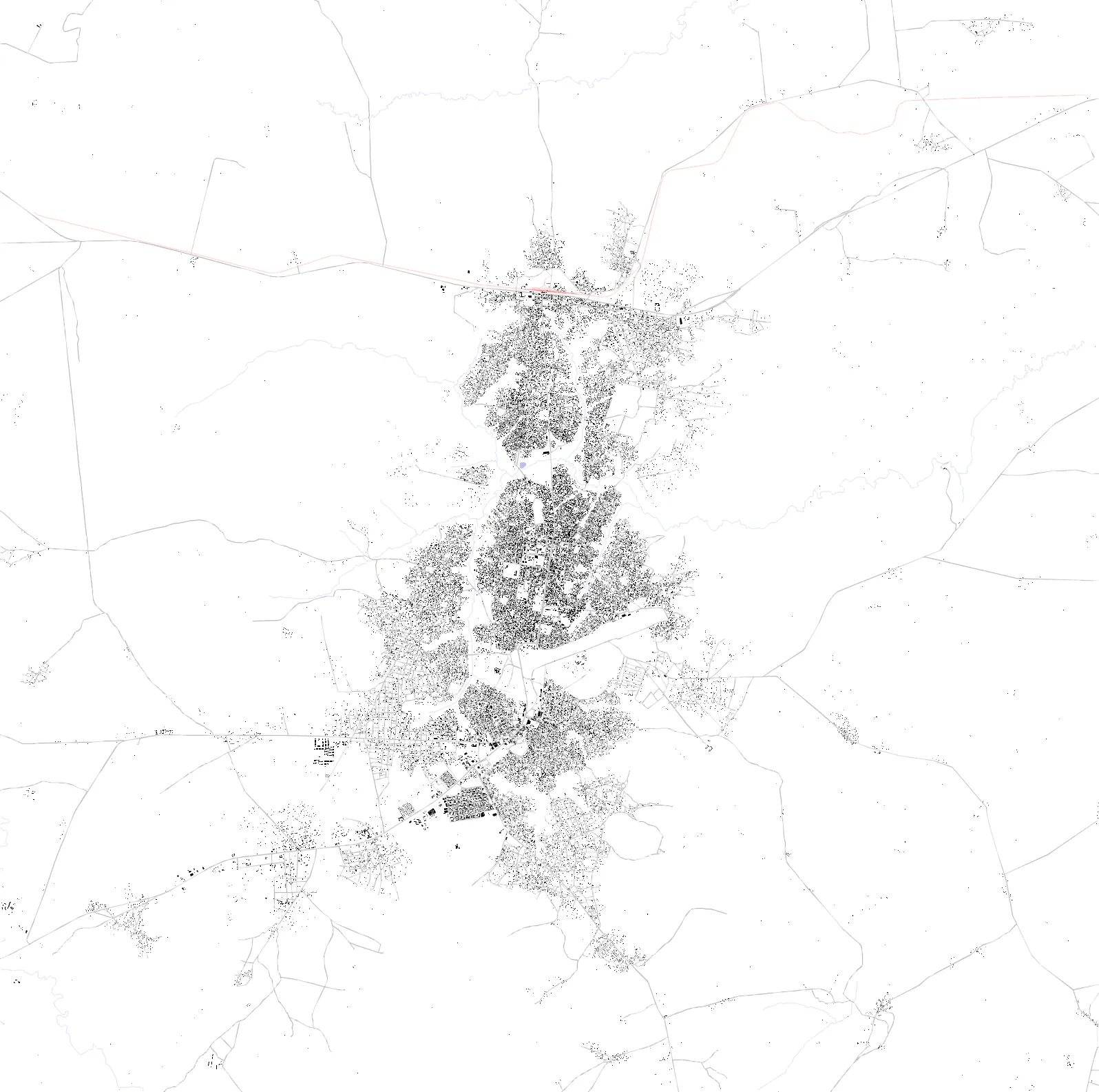 Kuito planta de cheios e vazios