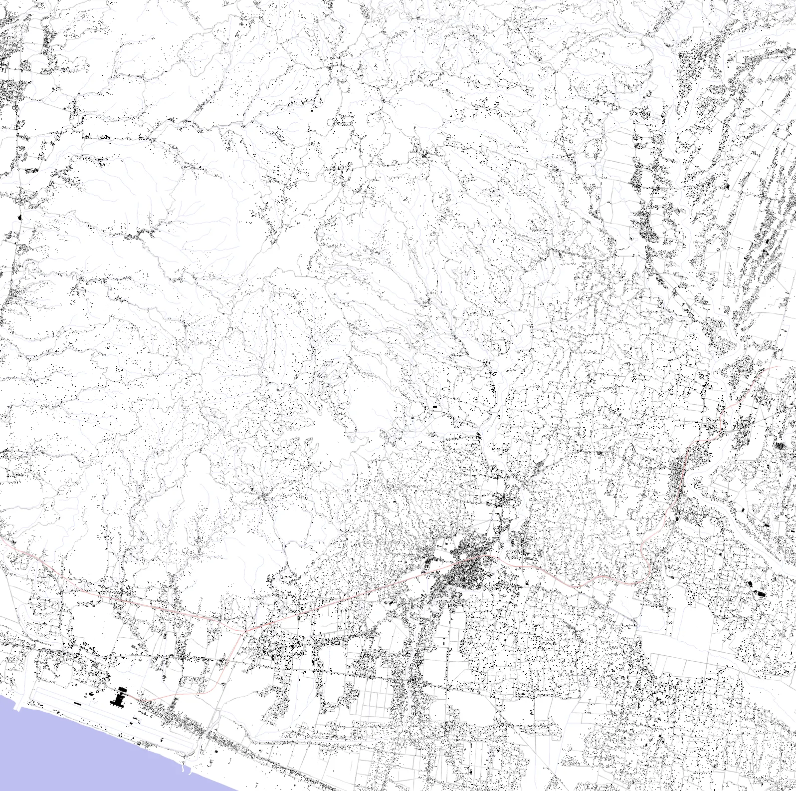 Kulon Progo figure ground plan